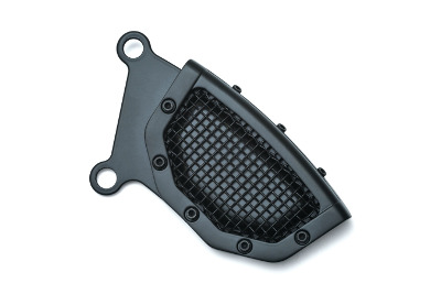 MESH FRONT CALIPER COVER SATIN BLACK